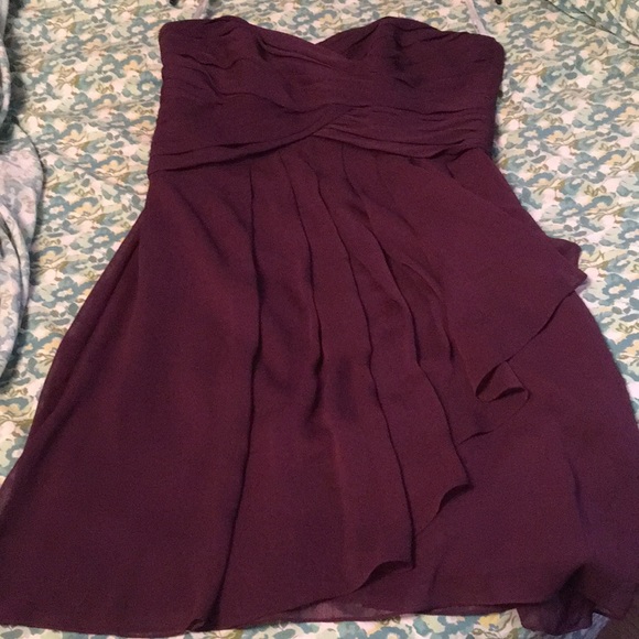 Plum Bridesmaid dress David’s Bridal - Picture 2 of 2